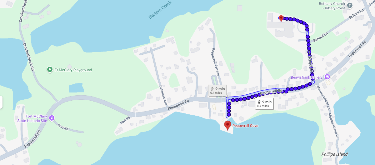 Parking Directions Map